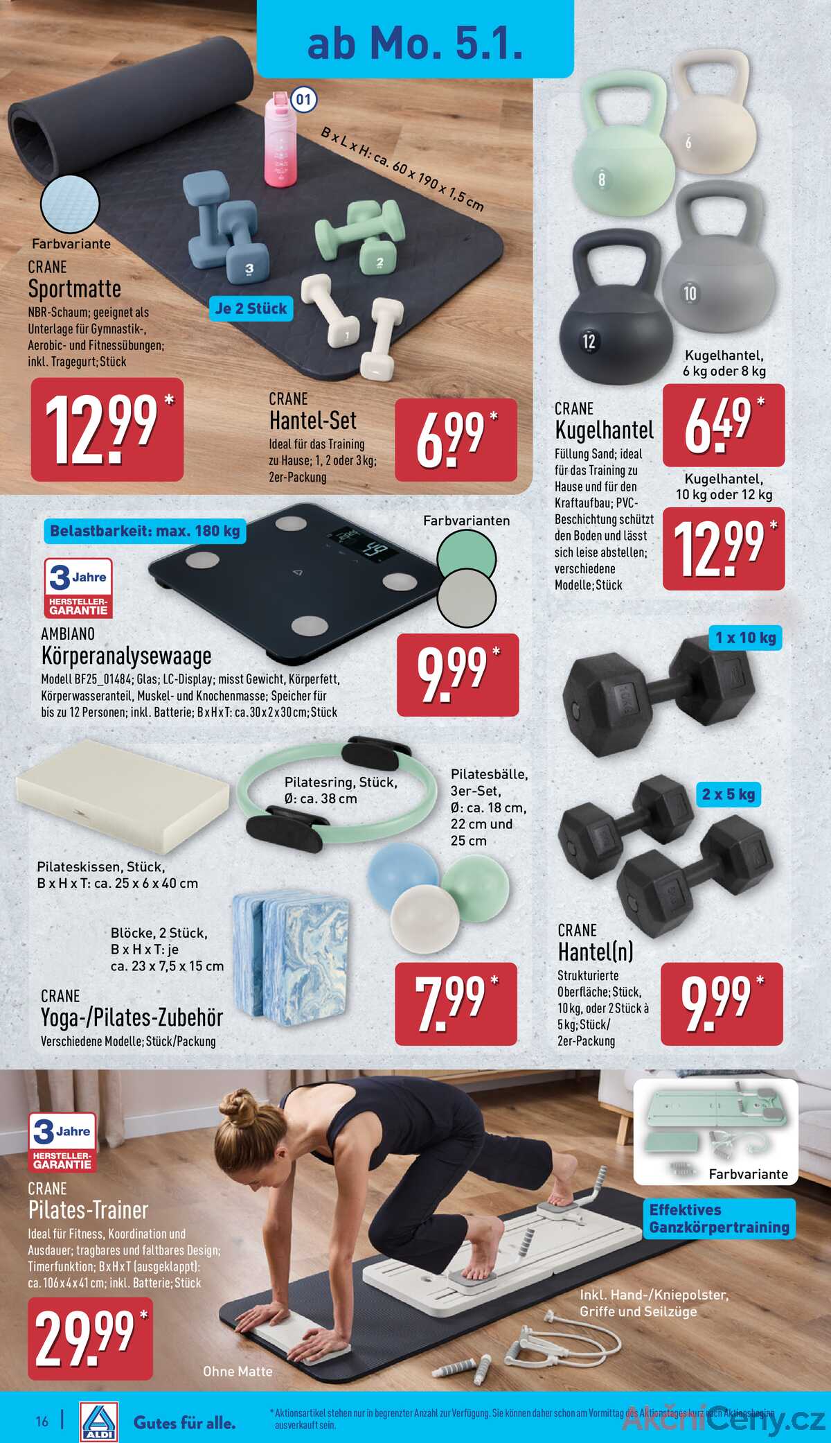 Leták ALDI Německo 5.1.-11.1.2026 strana 16