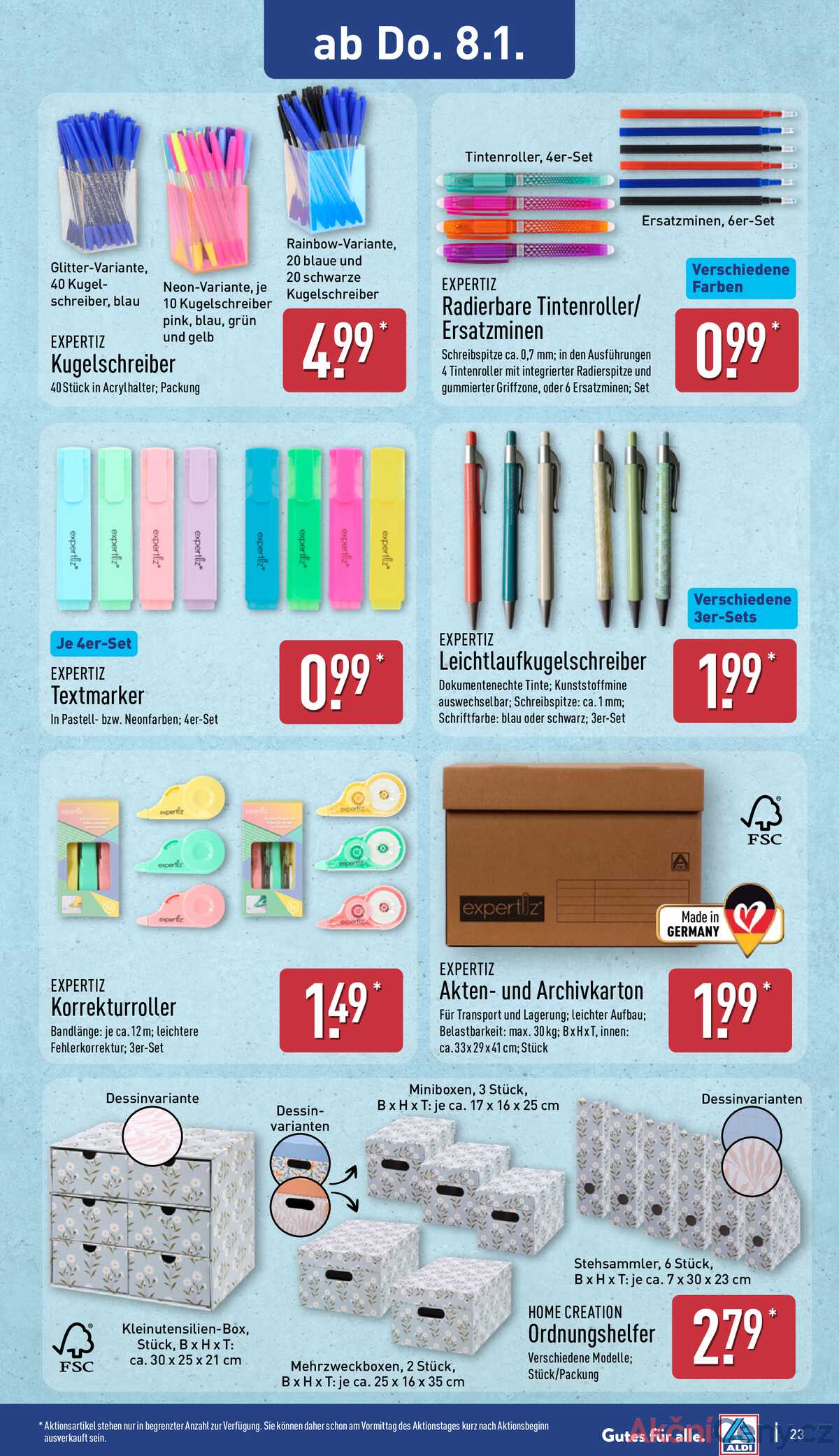 Leták ALDI Německo 5.1.-11.1.2026 strana 23