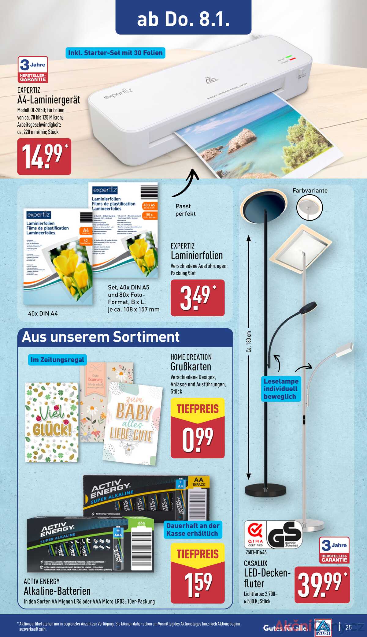 Leták ALDI Německo 5.1.-11.1.2026 strana 25