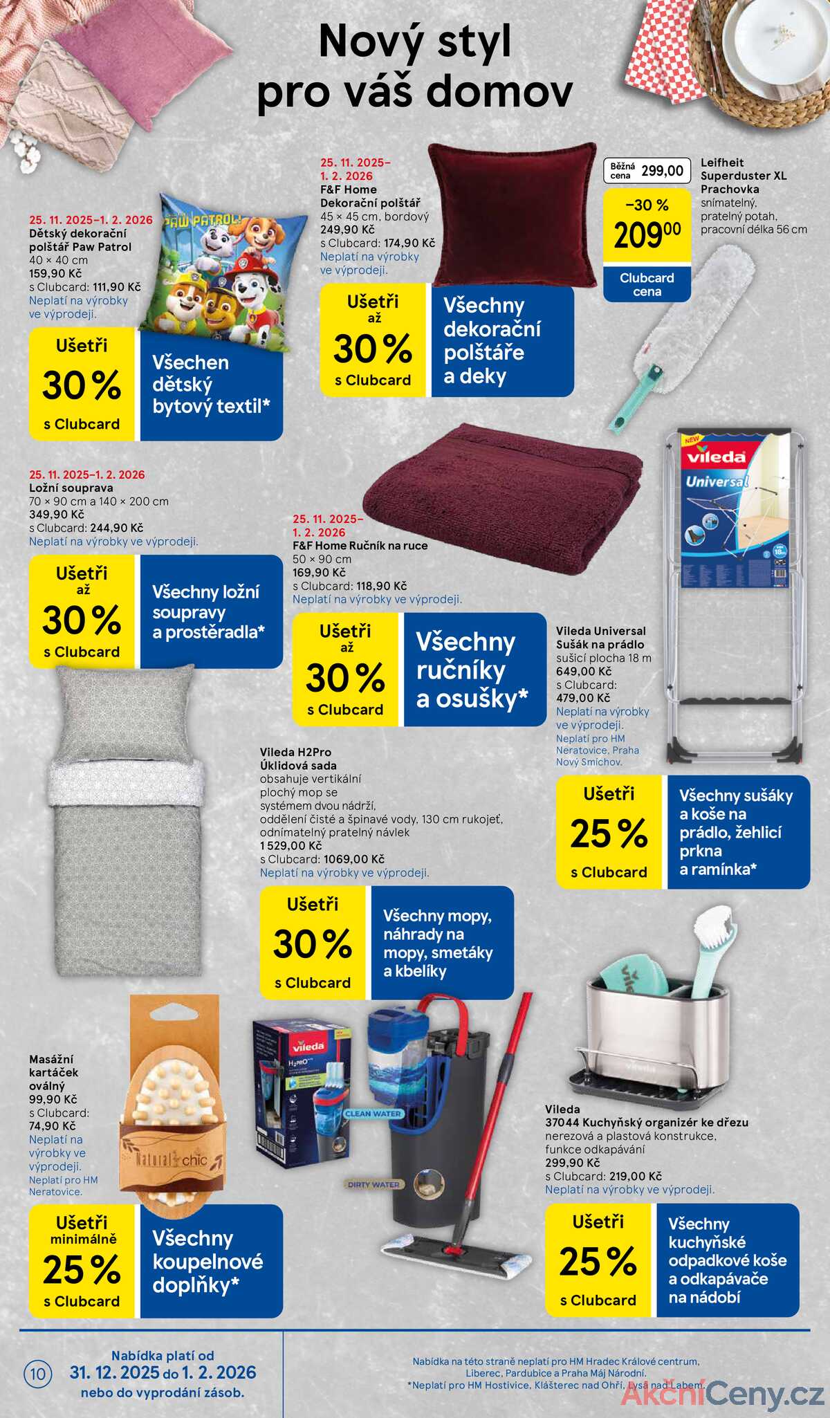 Tesco malé hypermarkety od 2.1. do 6.1.2026 strana 10