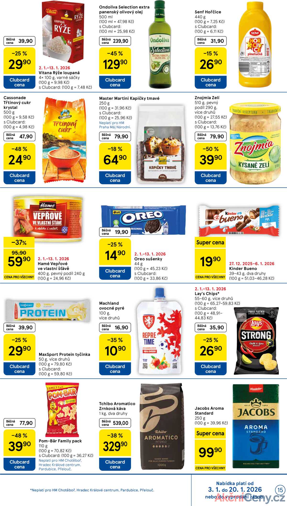 Tesco malé hypermarkety od 2.1. do 6.1.2026 strana 15