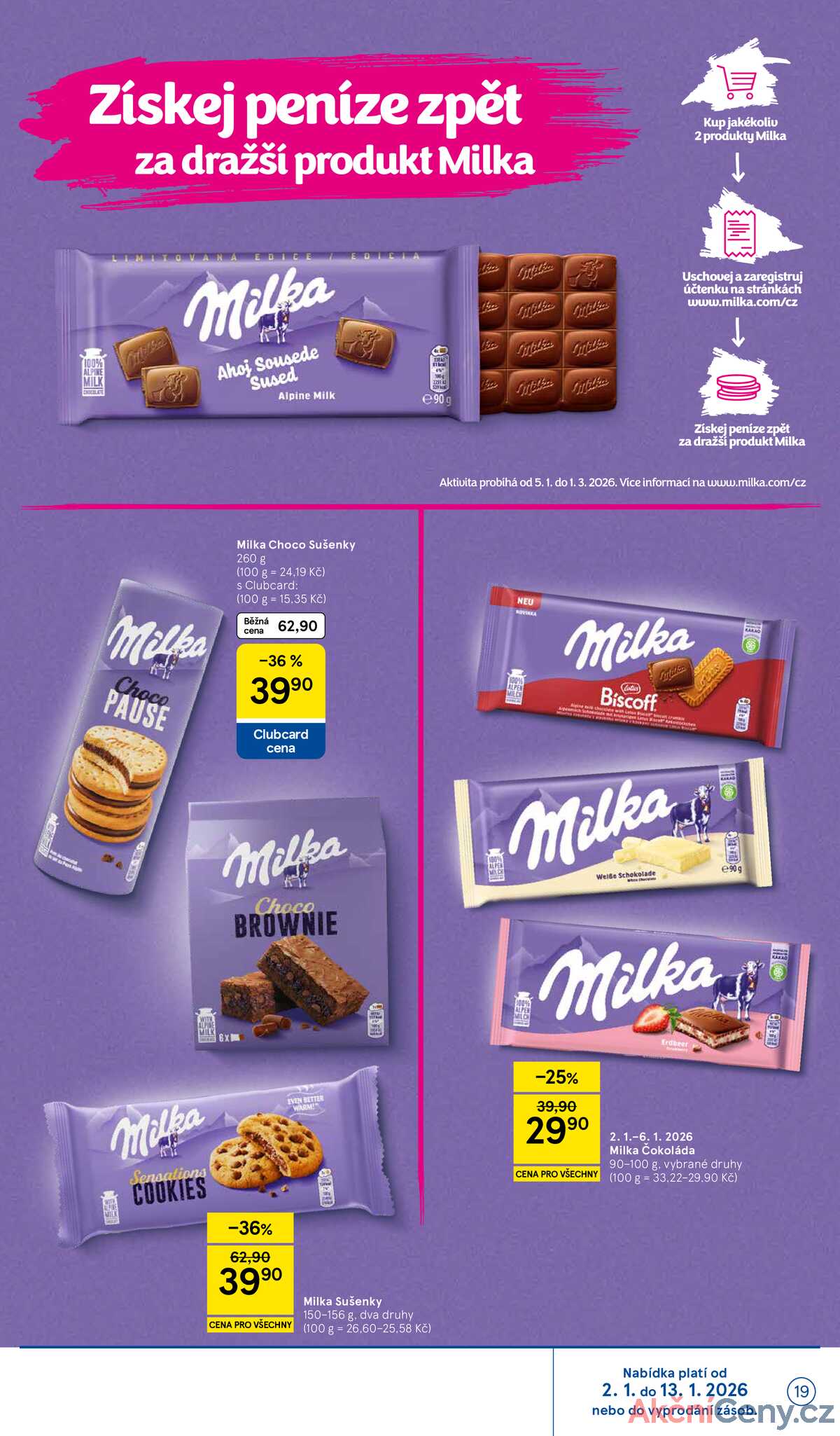 Tesco malé hypermarkety od 2.1. do 6.1.2026 strana 19