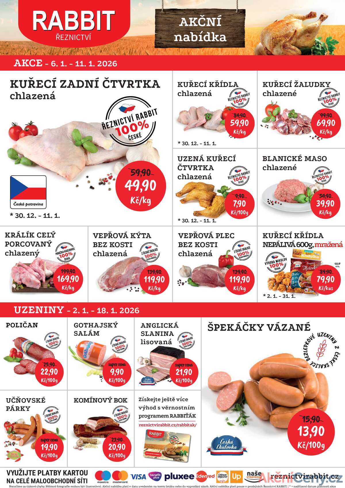 RABBIT řeznictví od 6.1. do 11.1.2026 strana 1