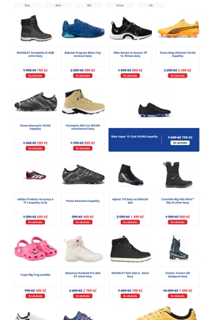 Intersport Boty - 31. 12. 2025