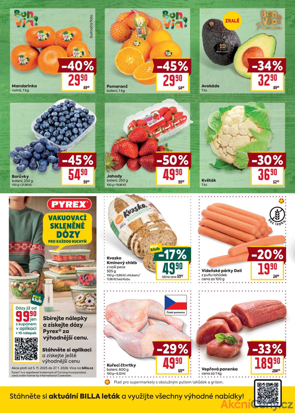 Billa malý leták od 7.1. do 13.1.2026 strana 2