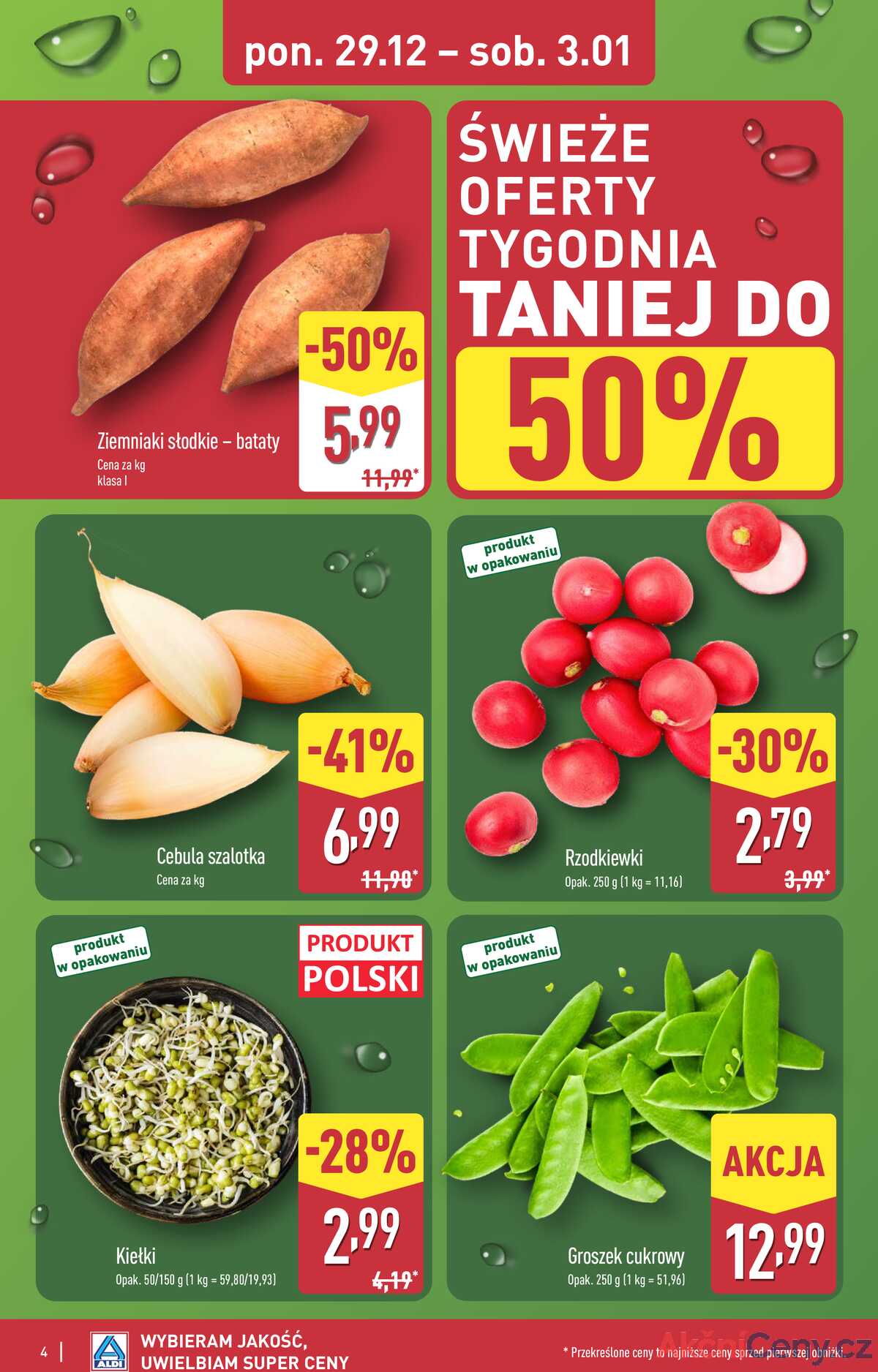 Leták Aldi Polsko 29.12.-3.1.2026 - Úplná nabídka strana 4