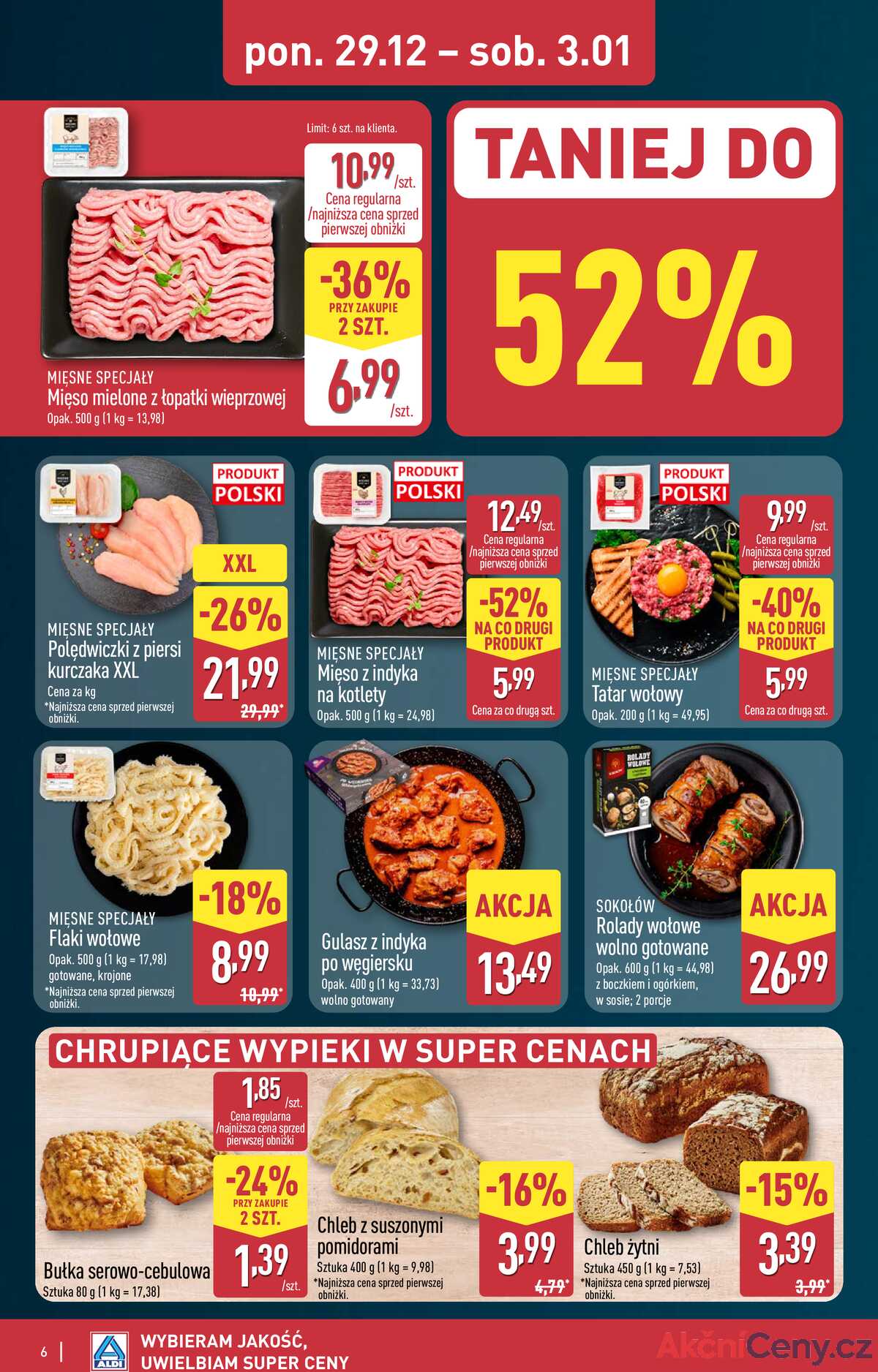 Leták Aldi Polsko 29.12.-3.1.2026 - Úplná nabídka strana 6