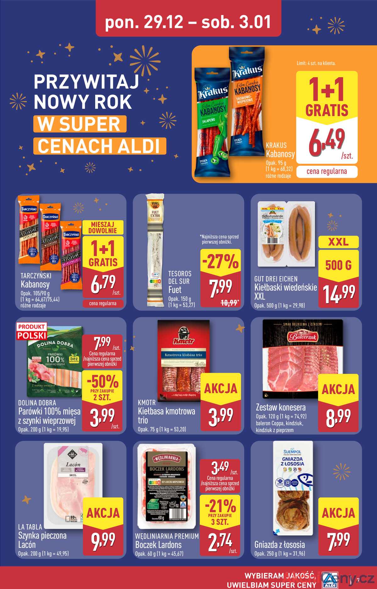 Leták Aldi Polsko 29.12.-3.1.2026 - Úplná nabídka strana 7