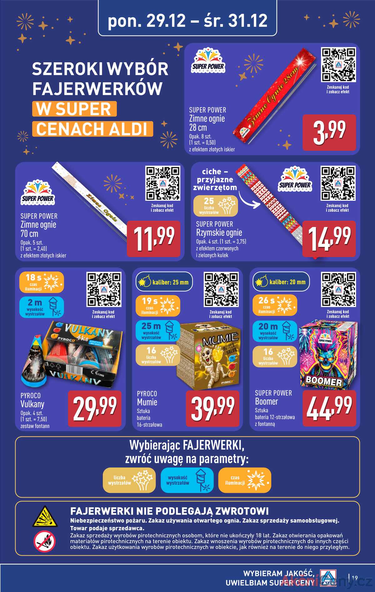 Leták Aldi Polsko 29.12.-3.1.2026 - Úplná nabídka strana 19