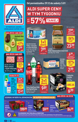 Leták Aldi Polsko 29.12.-3.1.2026 - Úplná nabídka