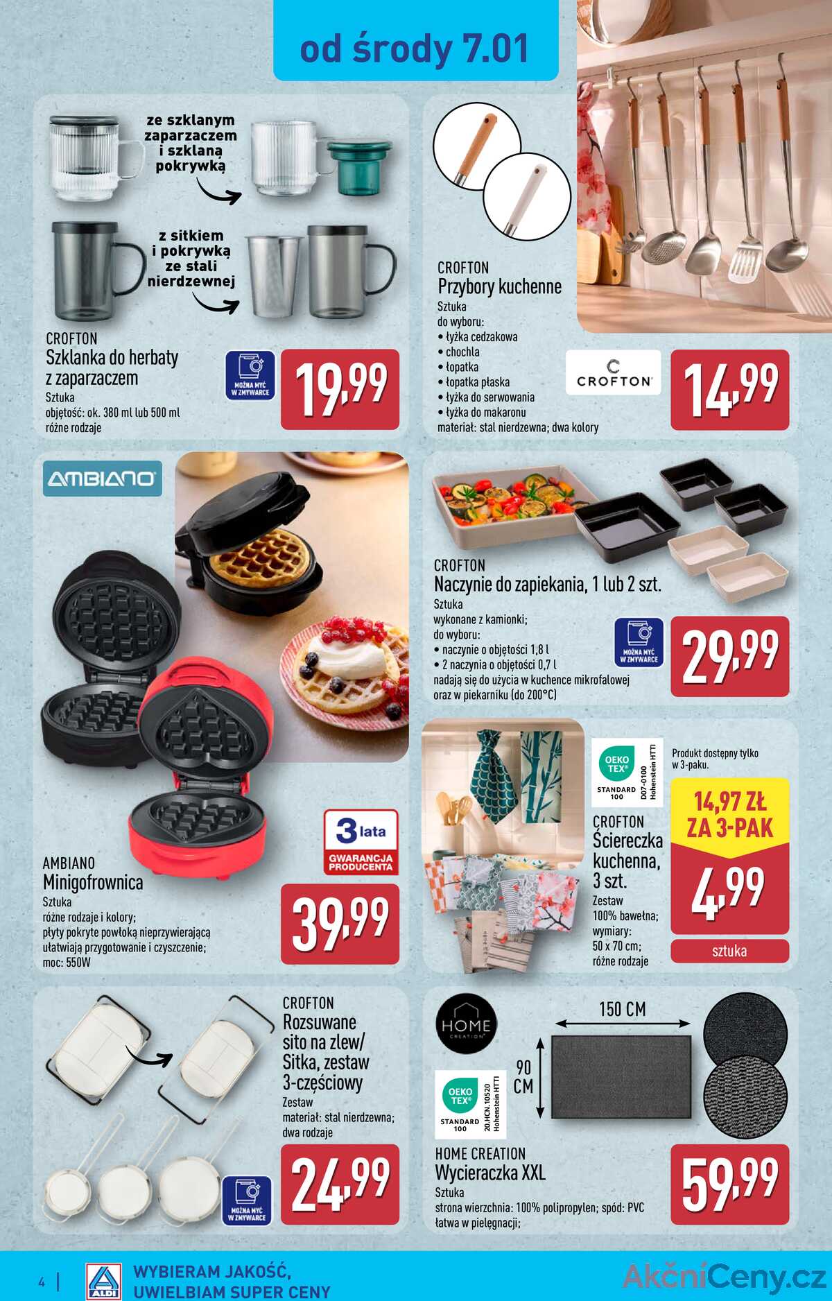 Leták Aldi Polsko 7.1.-10.1.2026 - Průmyslové výrobky a textil strana 4