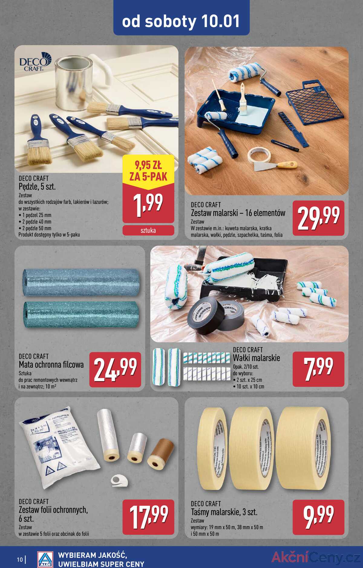 Leták Aldi Polsko 7.1.-10.1.2026 - Průmyslové výrobky a textil strana 10