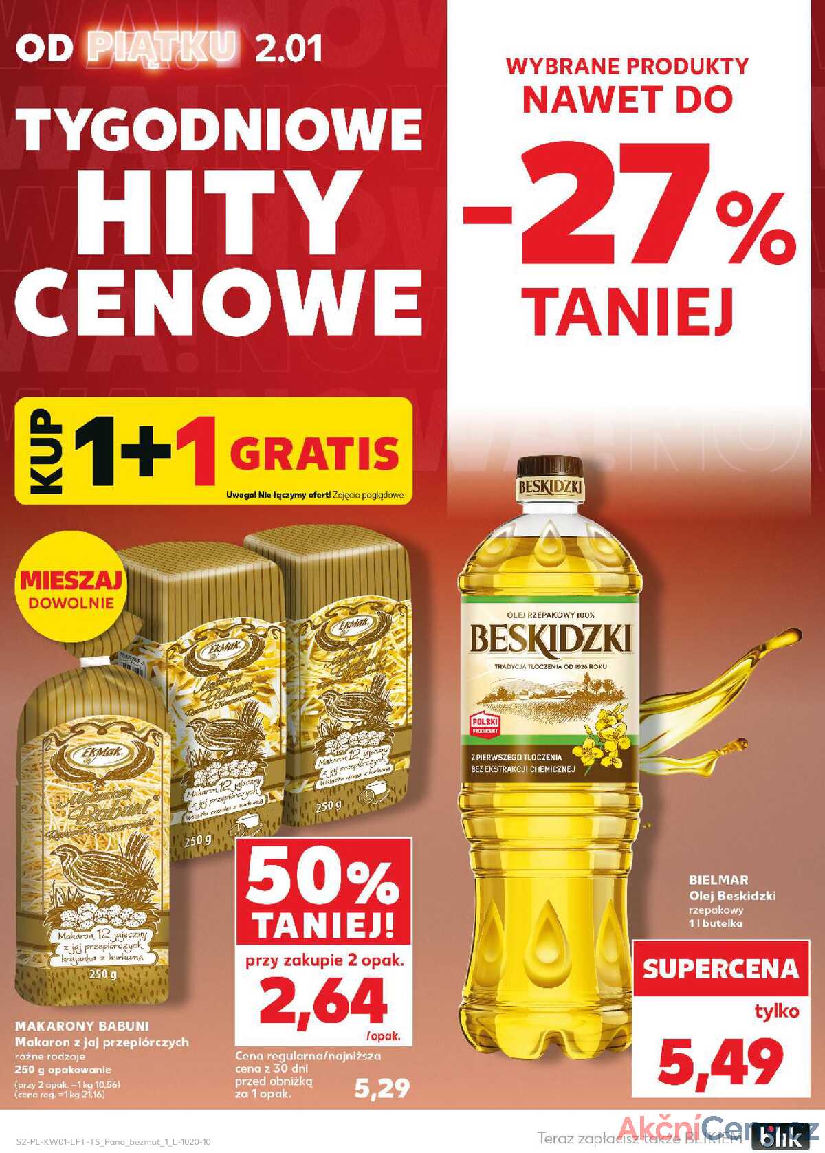 Leták Kaufland Polsko 2.1.-7.1.2026 - Noviny týdne strana 2