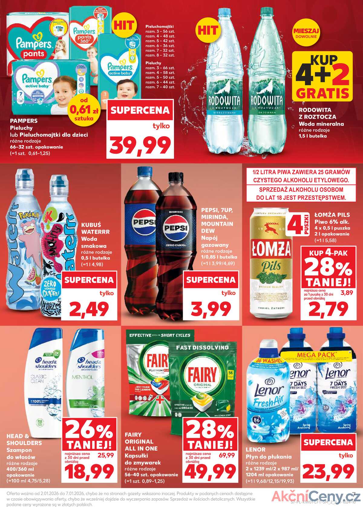 Leták Kaufland Polsko 2.1.-7.1.2026 - Noviny týdne strana 7