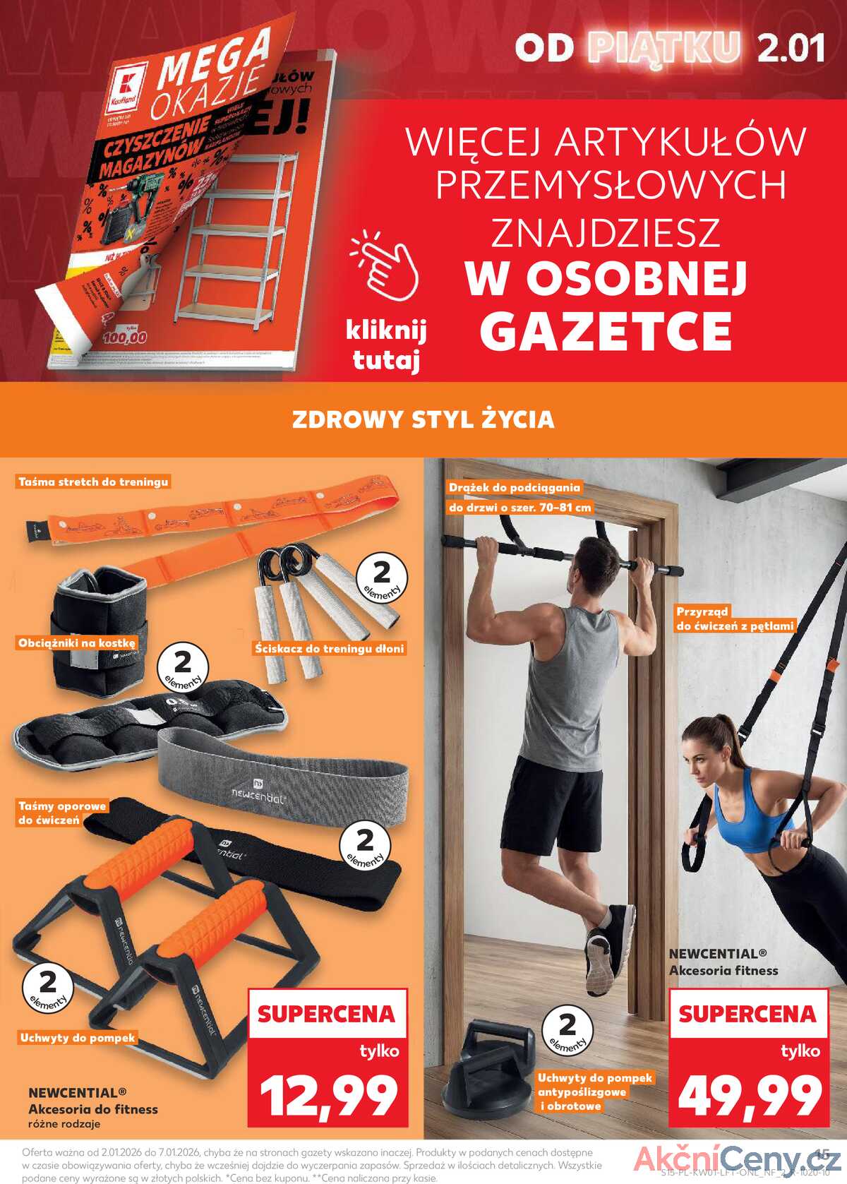 Leták Kaufland Polsko 2.1.-7.1.2026 - Noviny týdne strana 15