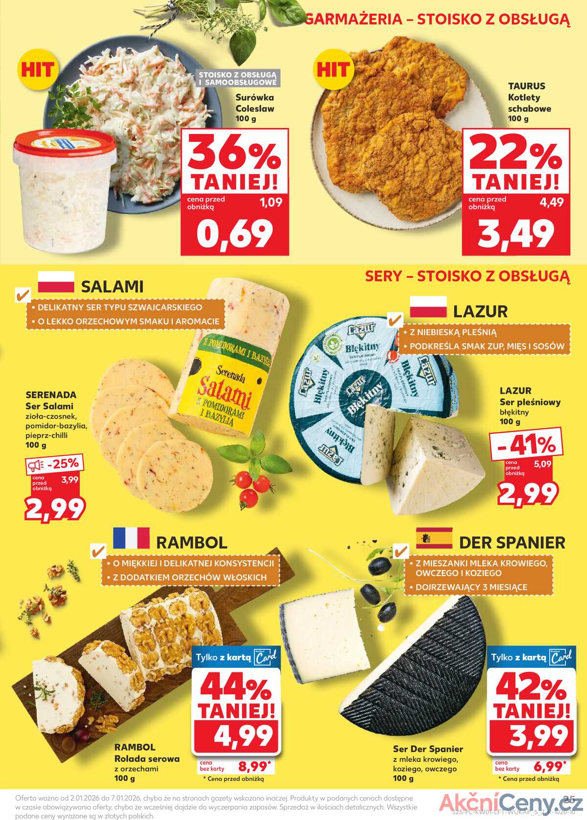 Leták Kaufland Polsko 2.1.-7.1.2026 - Noviny týdne strana 25