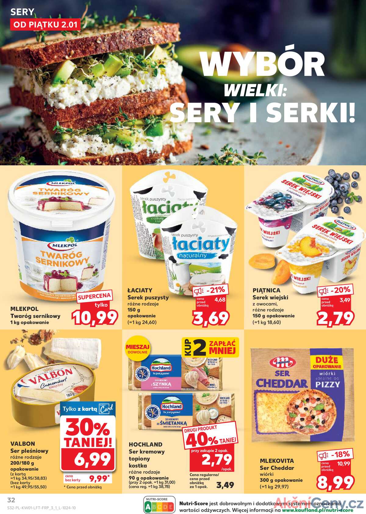 Leták Kaufland Polsko 2.1.-7.1.2026 - Noviny týdne strana 32