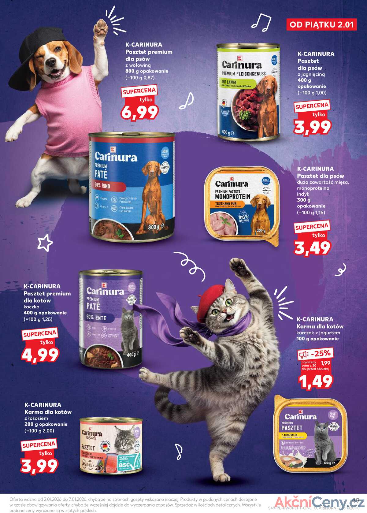 Leták Kaufland Polsko 2.1.-7.1.2026 - Noviny týdne strana 49