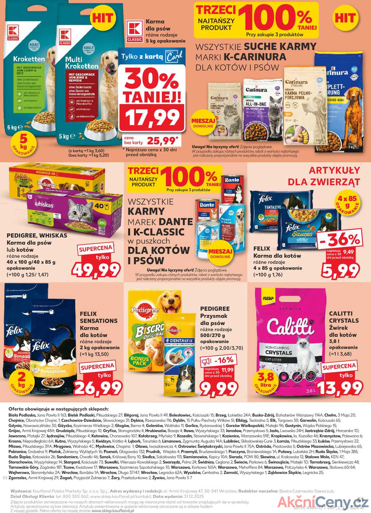 Leták Kaufland Polsko 2.1.-7.1.2026 - Noviny týdne strana 51