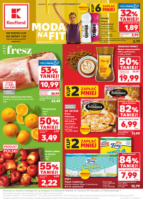 Leták Kaufland Polsko 2.1.-7.1.2026 - Noviny týdne