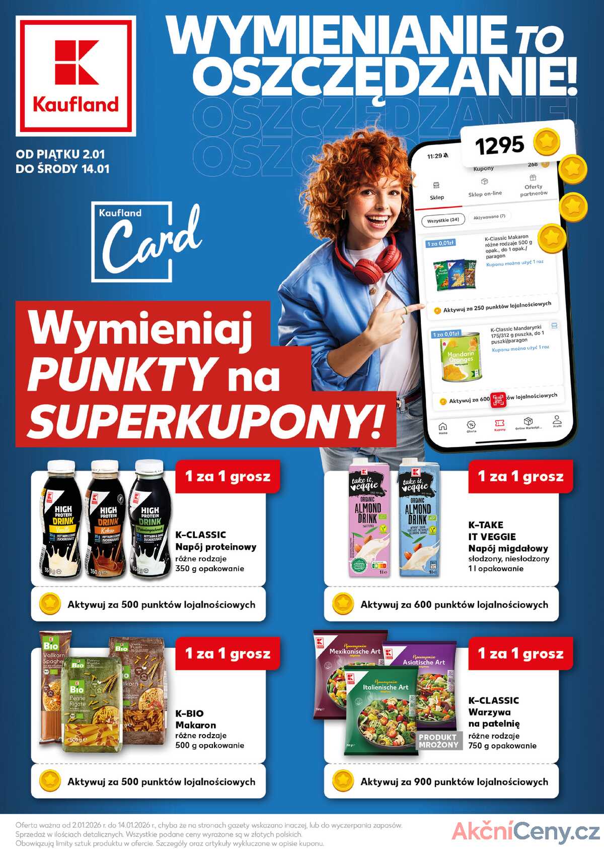 Leták Kaufland Polsko 2.1.-14.1.2026 strana 1