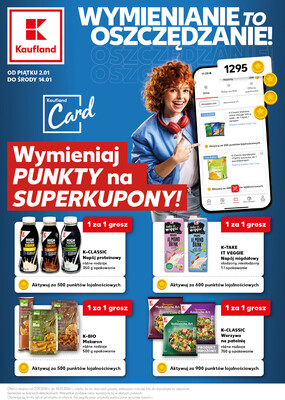 Leták Kaufland Polsko 2.1.-14.1.2026