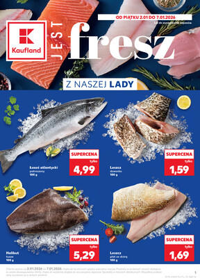 Leták Kaufland Polsko 2.1.-7.1.2026