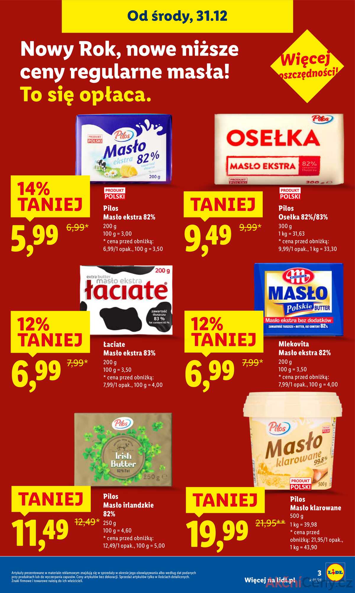 Leták Lidl Polsko 2.1.-3.1.2026 strana 3
