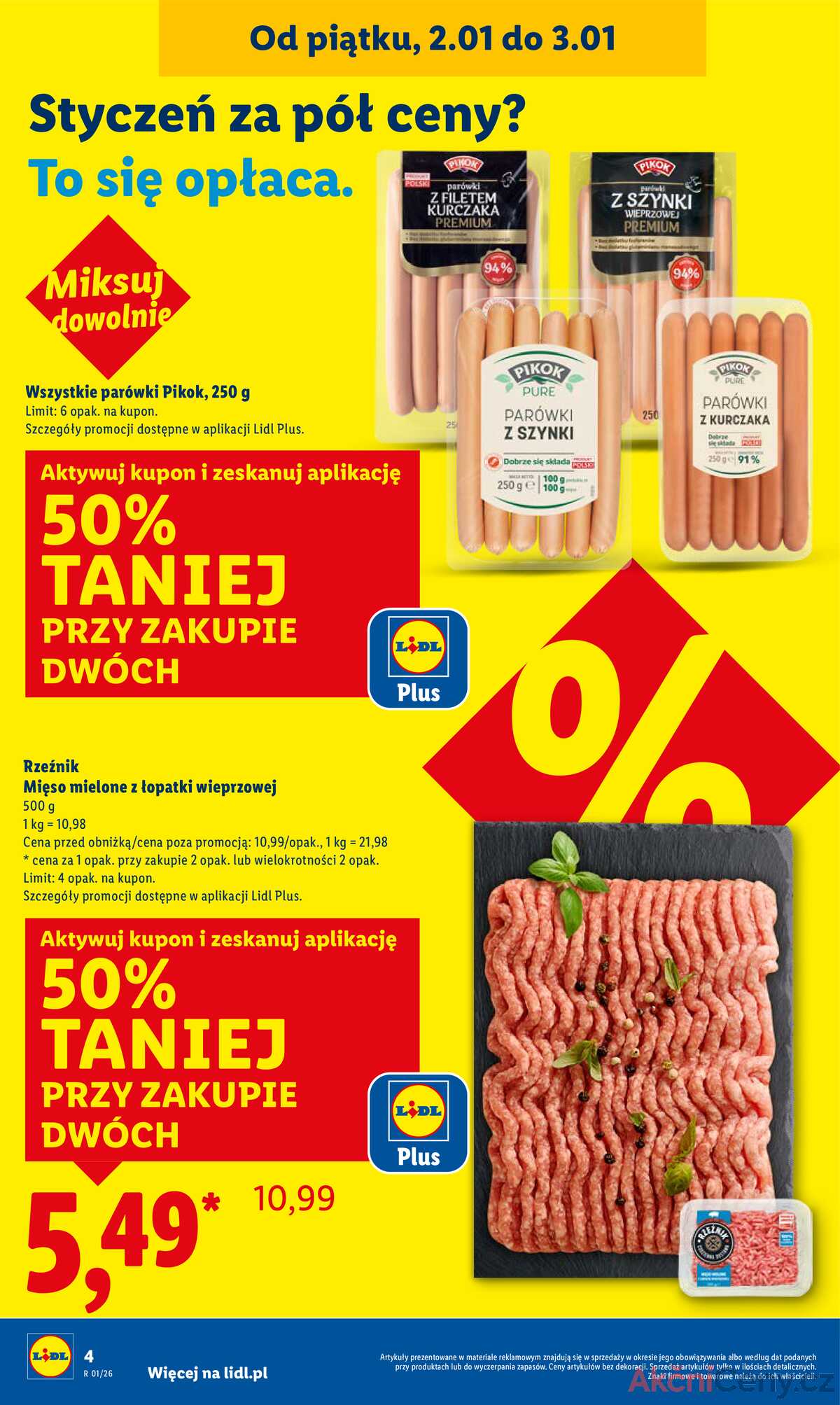 Leták Lidl Polsko 2.1.-3.1.2026 strana 4