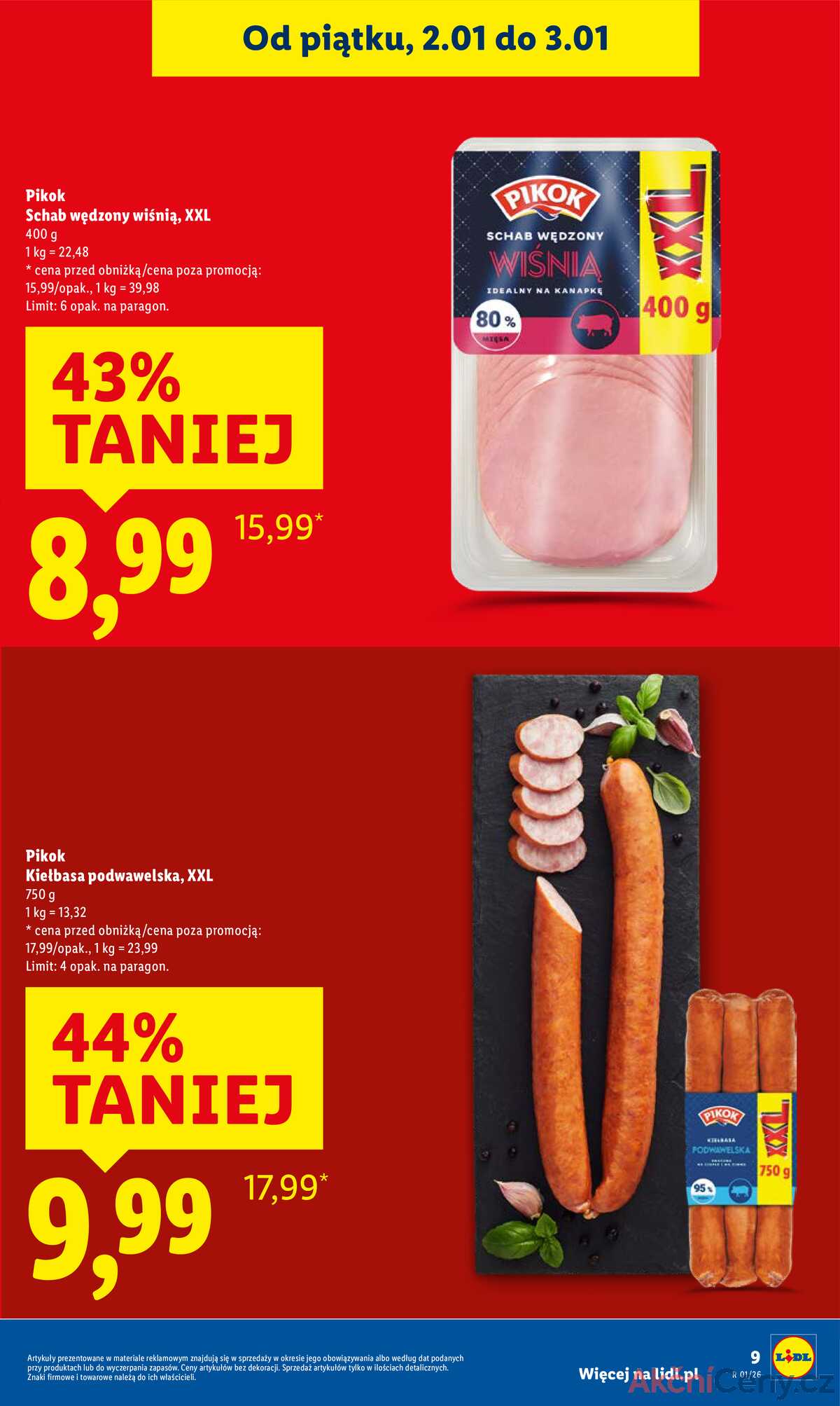 Leták Lidl Polsko 2.1.-3.1.2026 strana 9