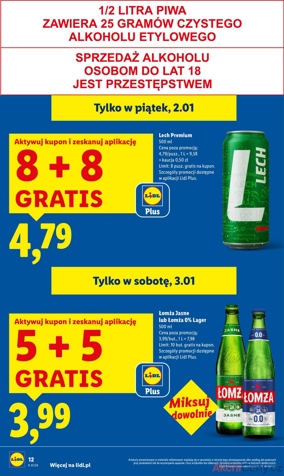 Leták Lidl Polsko 2.1.-3.1.2026 strana 12