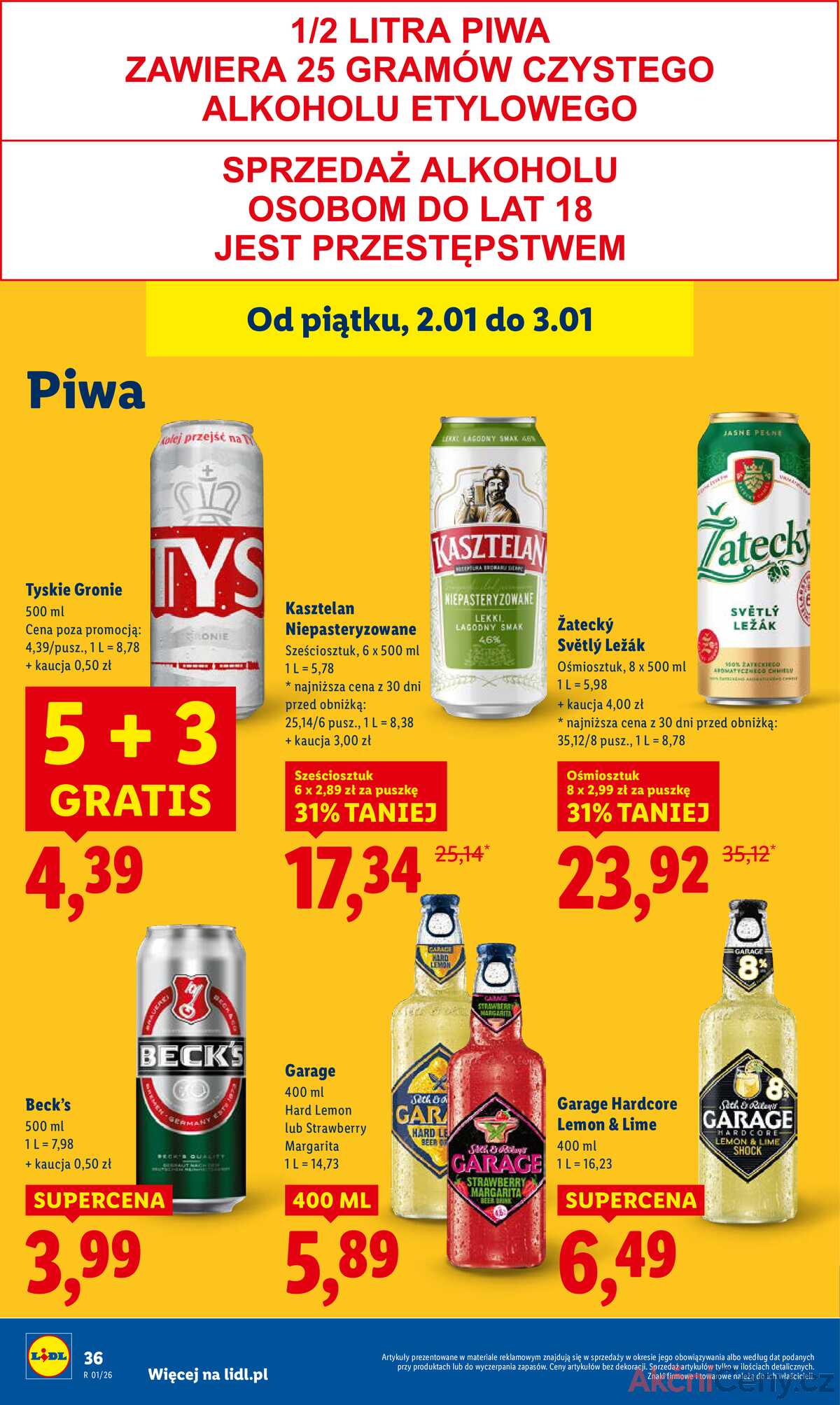 Leták Lidl Polsko 2.1.-3.1.2026 strana 38