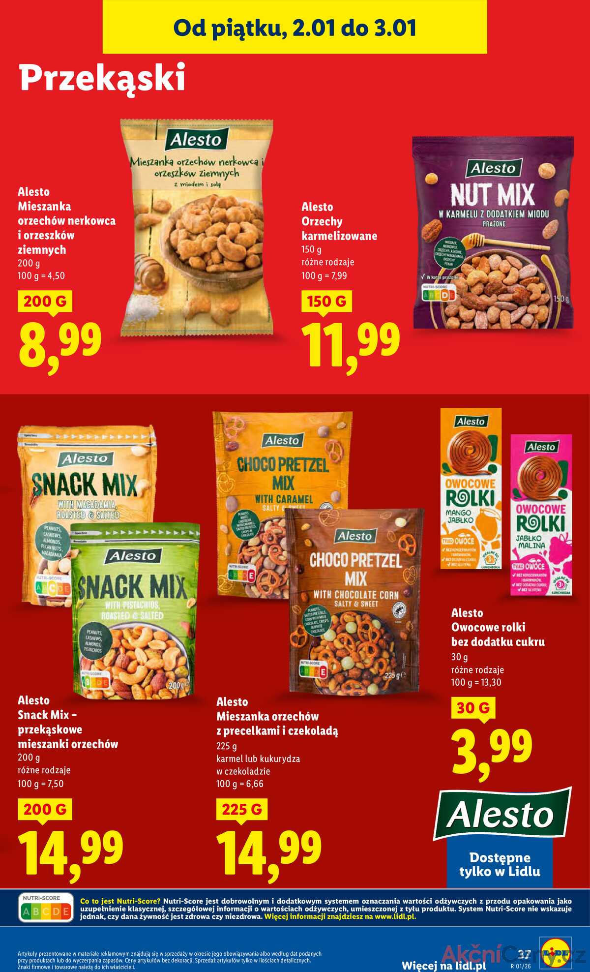 Leták Lidl Polsko 2.1.-3.1.2026 strana 39