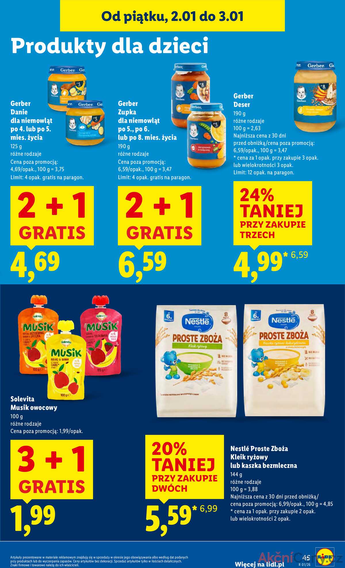 Leták Lidl Polsko 2.1.-3.1.2026 strana 47