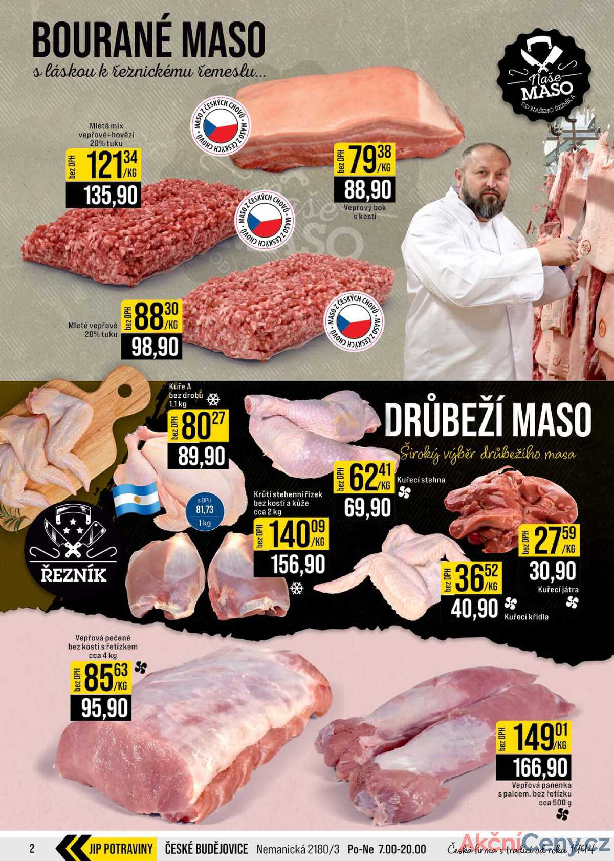 JIP Cash & Carry Brno, Praha, Ostrava, Jilemnice, Pardubice, Ostrava, Karlovy Vary, Olomouc a Zlín od 2.1. do 7.1.2026 strana 2