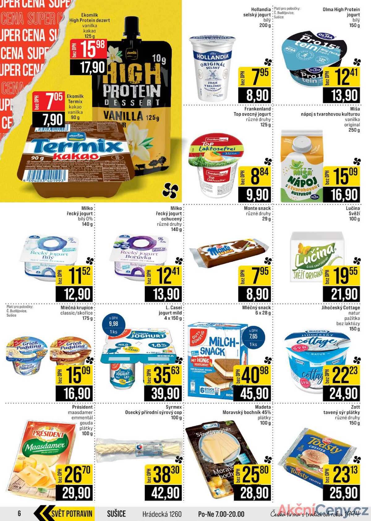 JIP Cash & Carry České Budějovice, Most, Náchod, Polička, Sušice a Svoboda nad Úpou od 2.1. do 7.1.2026 strana 6