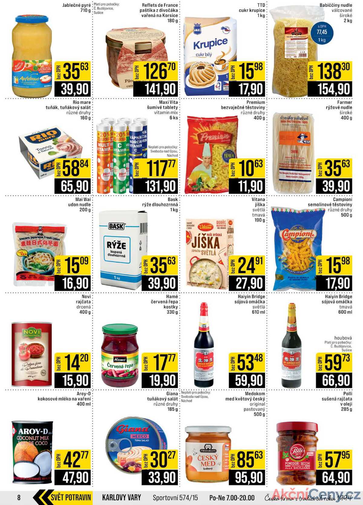 JIP Cash & Carry České Budějovice, Most, Náchod, Polička, Sušice a Svoboda nad Úpou od 2.1. do 7.1.2026 strana 8