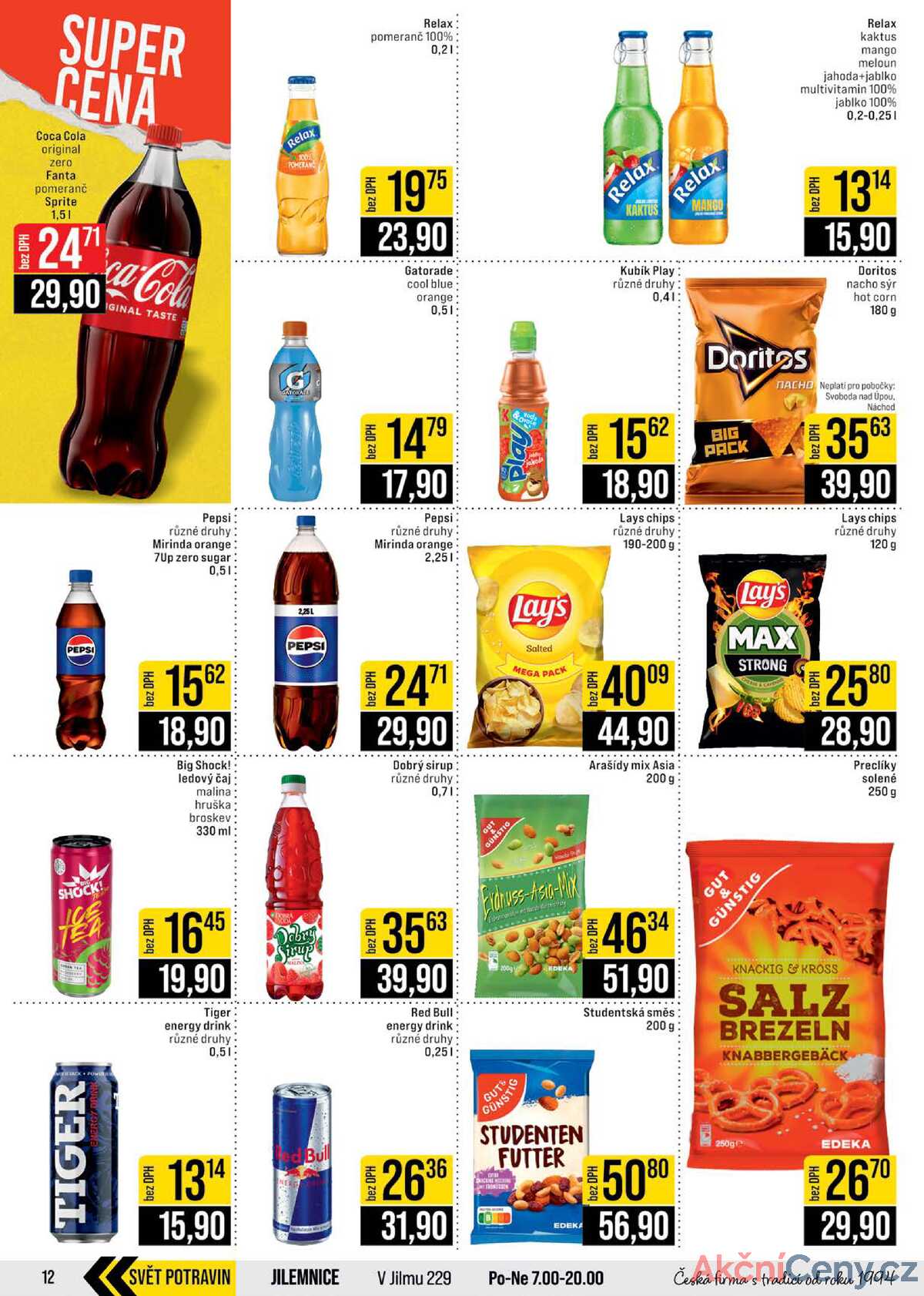 JIP Cash & Carry České Budějovice, Most, Náchod, Polička, Sušice a Svoboda nad Úpou od 2.1. do 7.1.2026 strana 12