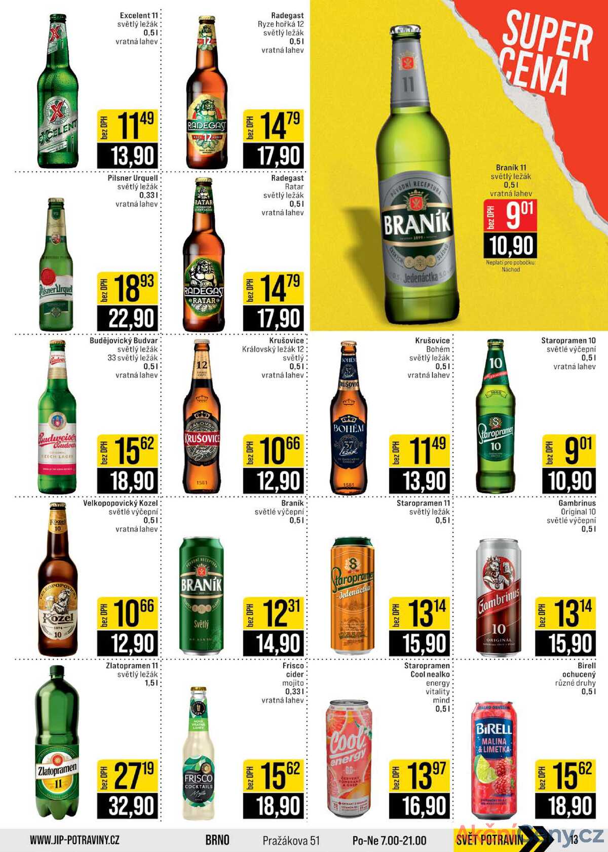 JIP Cash & Carry České Budějovice, Most, Náchod, Polička, Sušice a Svoboda nad Úpou od 2.1. do 7.1.2026 strana 13