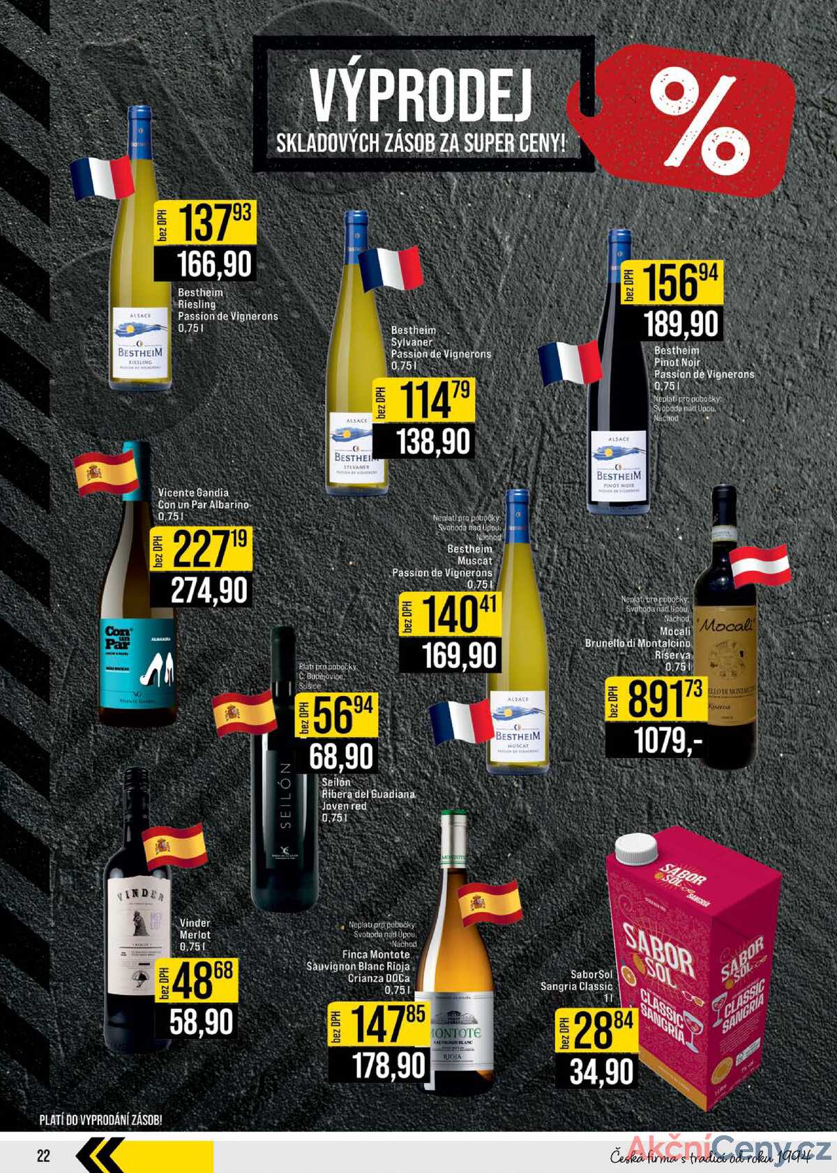 JIP Cash & Carry České Budějovice, Most, Náchod, Polička, Sušice a Svoboda nad Úpou od 2.1. do 7.1.2026 strana 22