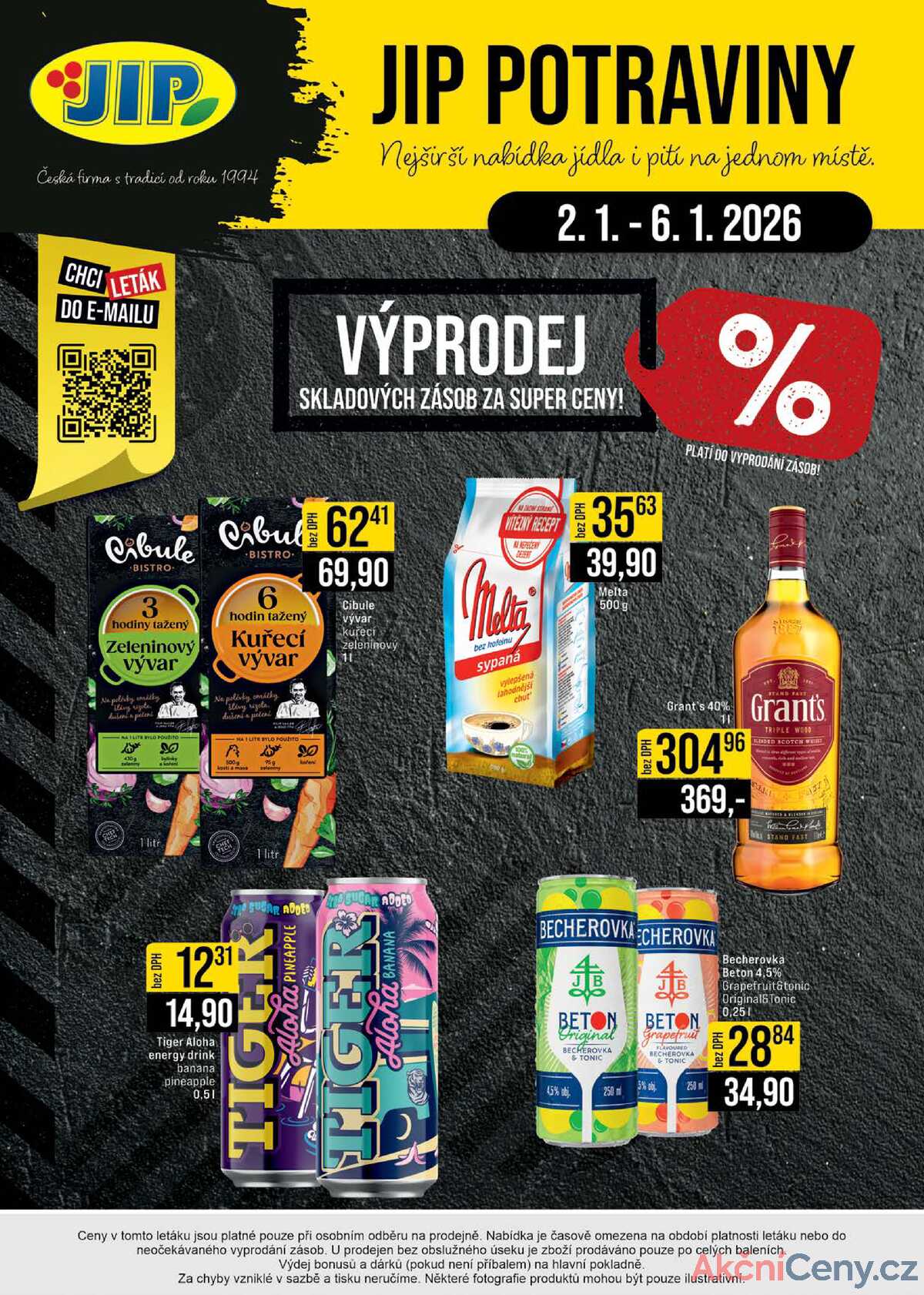 JIP Cash & Carry České Budějovice, Most, Náchod, Polička, Sušice a Svoboda nad Úpou od 2.1. do 7.1.2026 strana 24