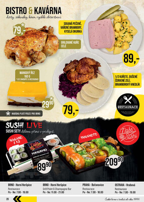 JIP Cash & Carry České Budějovice, Most, Náchod, Polička, Sušice a Svoboda nad Úpou od 2.1. do 7.1.2026