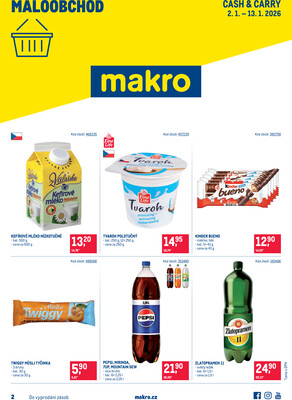 MAKRO Maloobchod od 2.1. do 13.1.2026