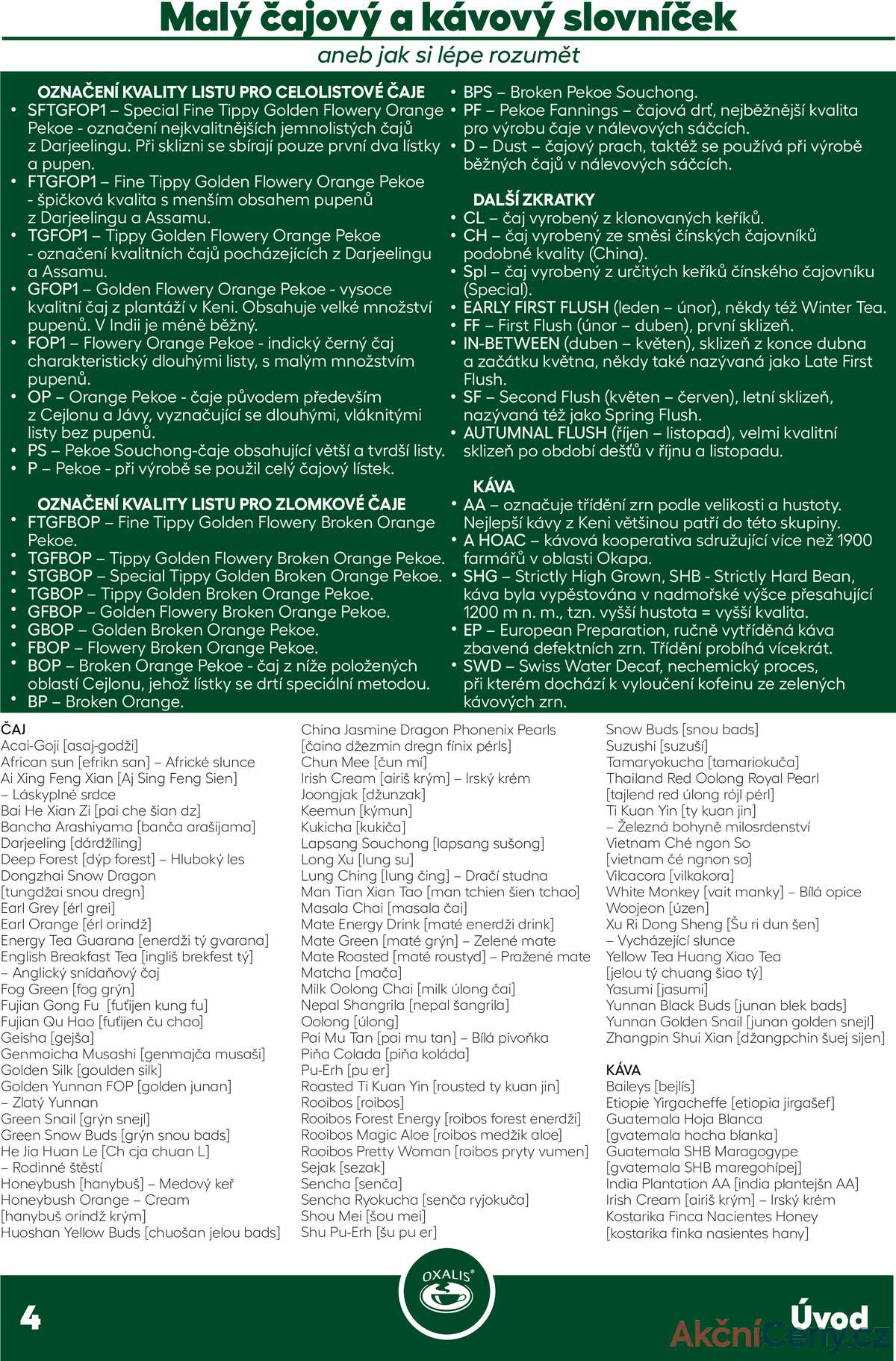 Oxalis - čaj a káva 2025/2026 strana 6