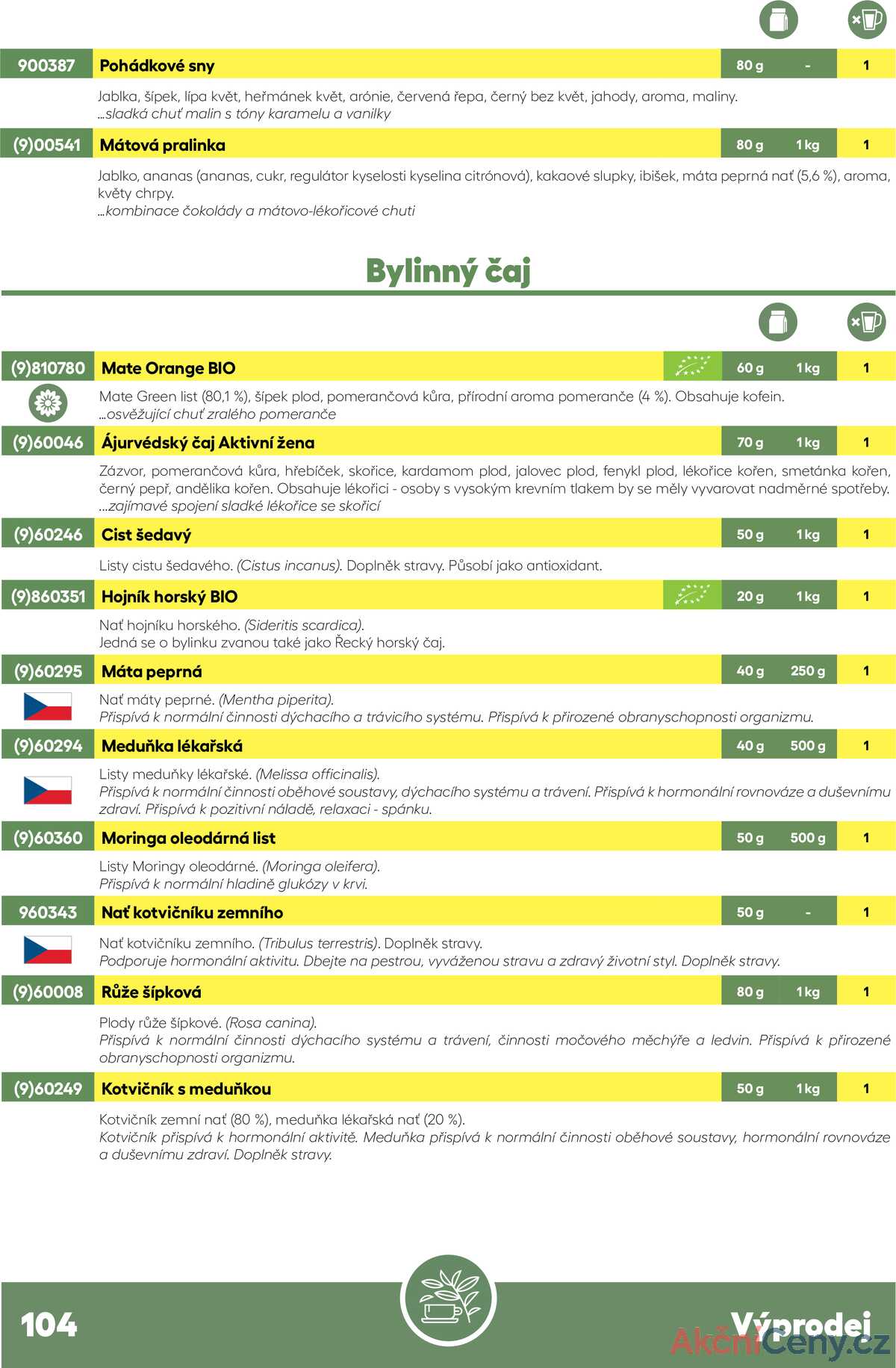 Oxalis - čaj a káva 2025/2026 strana 106