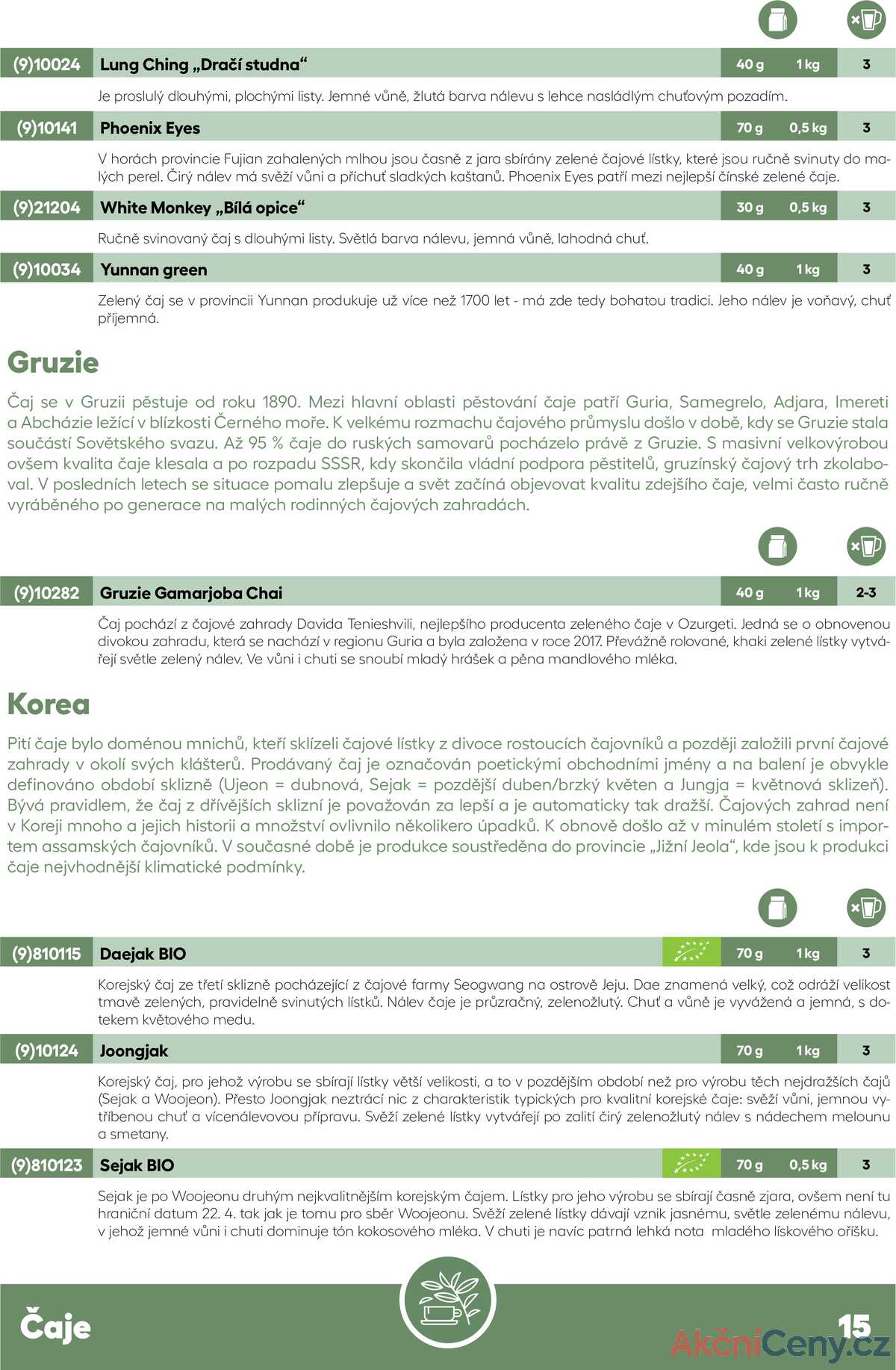 Oxalis - čaj a káva 2025/2026 strana 17