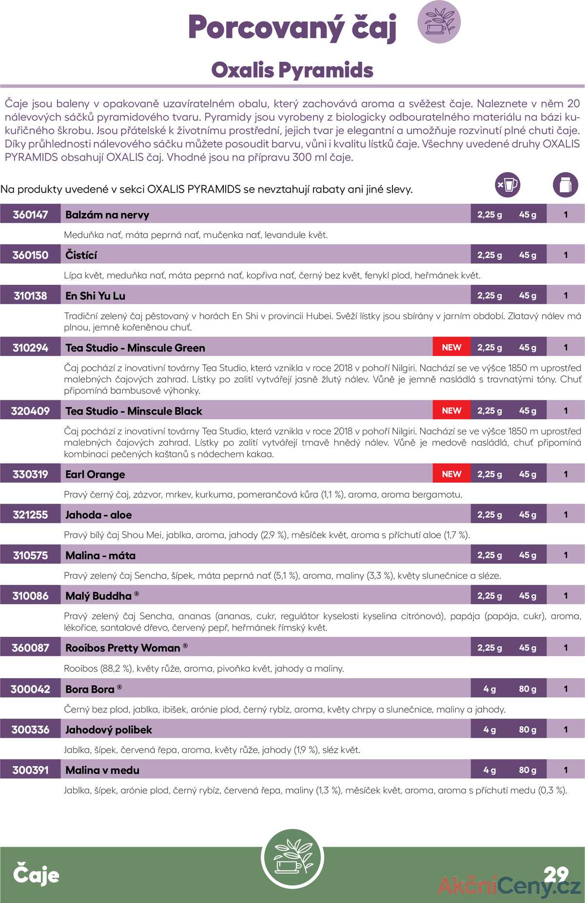 Oxalis - čaj a káva 2025/2026 strana 31