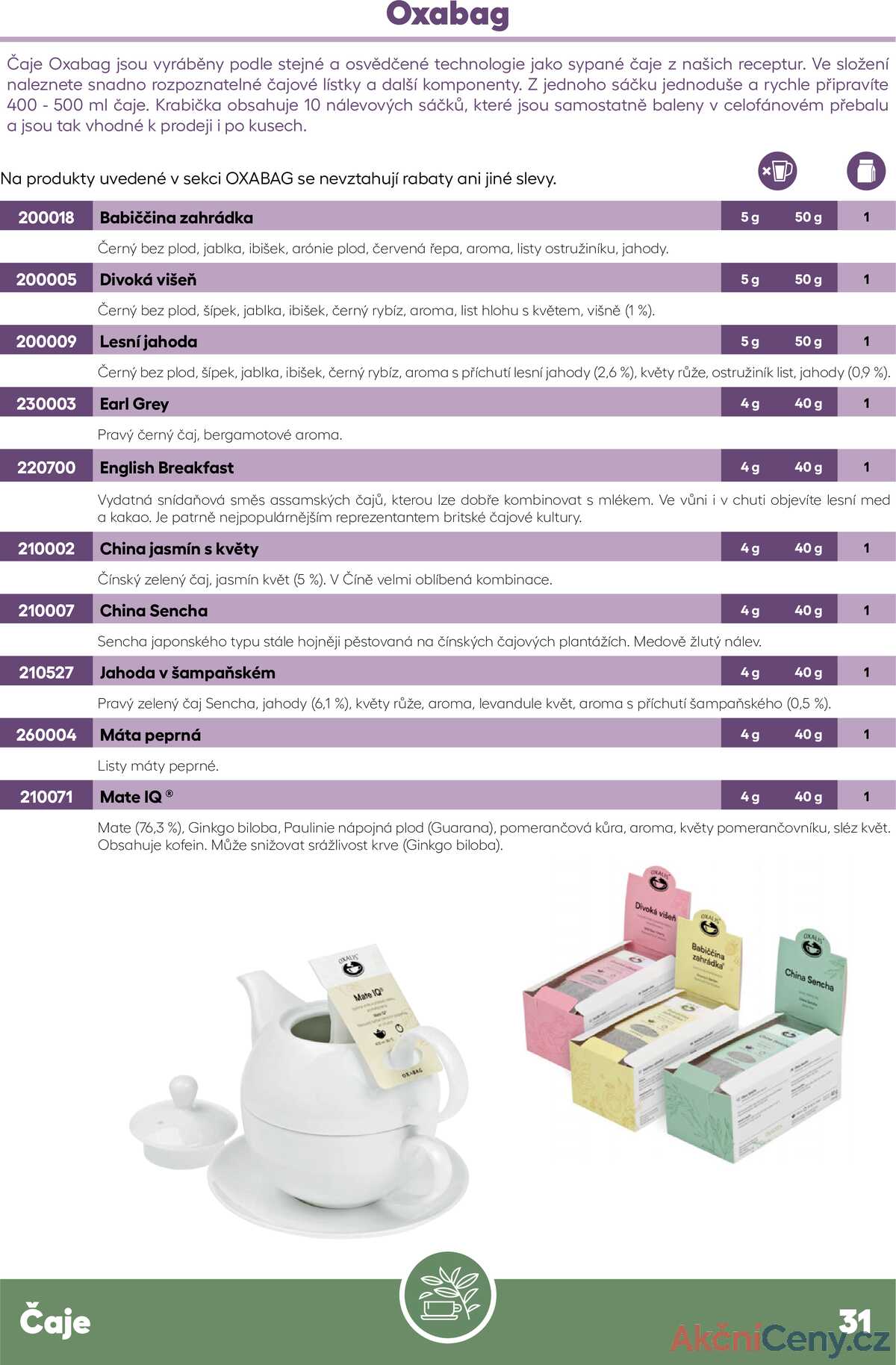 Oxalis - čaj a káva 2025/2026 strana 33