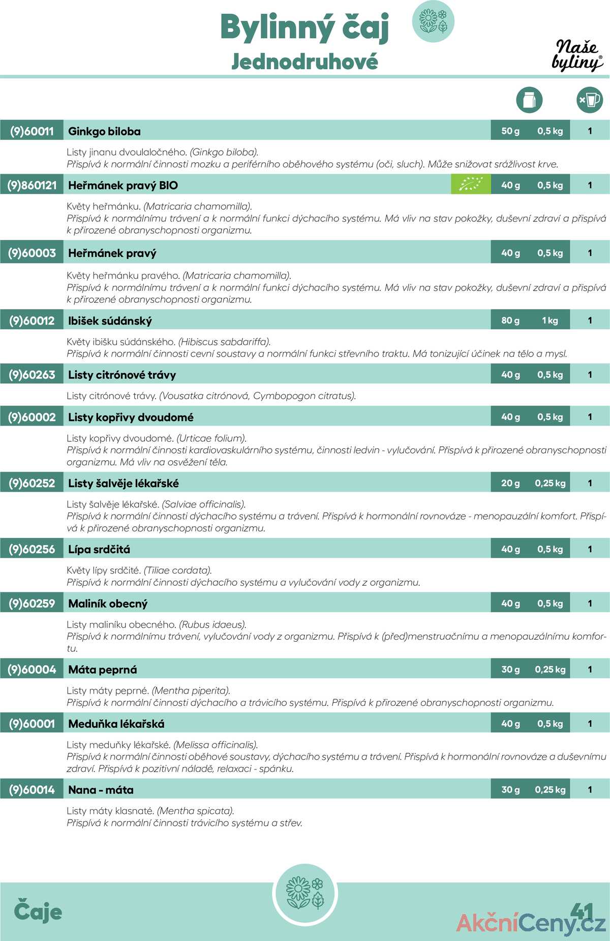 Oxalis - čaj a káva 2025/2026 strana 43