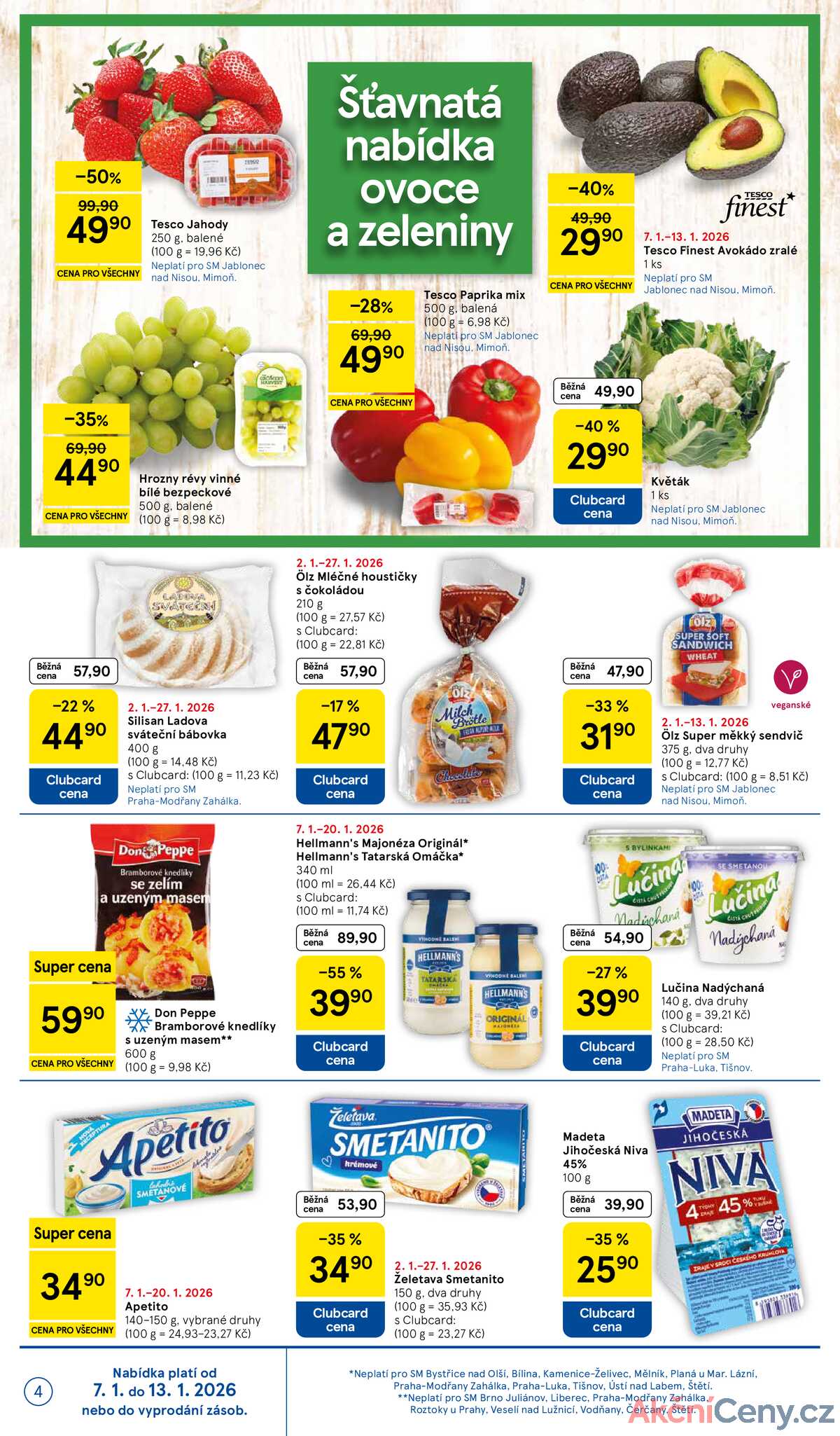 Tesco supermarkety od 7.1. do 13.1.2026 strana 4